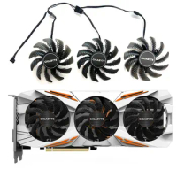 3 fans new for GIGABYTE GeForce GTX1080ti 11GB GAMING OC graphics card replacement fan T128010SU