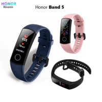 Honor Band 5 Smart Wristband AMOLED Smartwatch Blood Oxygen Heart Rate Fitness Sleep Tracker Swiming Sport GPS Band