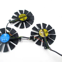 New PLD09210S12M PLD09210S12HH Cooling Fan For ASUS Strix GTX 1060 OC 1070 1080 GTX 1080Ti RX 480 GPU VGA cooler graphics Fan