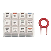 Bàn phím, thoải mái, với Keycap PBT in hình thử nghiệm Cherry MX