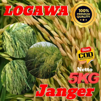 BIBIT BENIH PADI LOGAWA JANGER BERKUALITAS UNGGUL KEMASAN 5KG