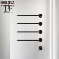 優購生活~110v德國萊德丹嵌入式預埋暗裝智能電熱毛巾架烘干消毒殺菌數顯極簡風電熱毛巾架不鏽鋼恒溫烘幹架掛架收納架浴室置物架毛巾桿掛衣桿