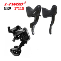 LTWOO GR9 1x11 Speed Road Bike Groupset 50T Cassette 11V Shifter Lever Without Damping Rear Derailleur Kit Bicycle Cycling Parts