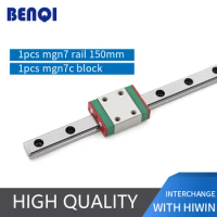standard linear guide rail MGN7 L150mm+ linear block MGN7C with low price
