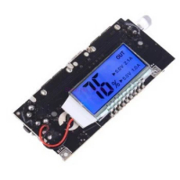 200pcs New Digital Display Dual USB 5V 1A 2.1A Mobile Power Bank 18650 Battery Charger PCBA Motherboard LCD Charging Module