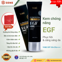Kem chống nắng Yobe EGF phục hồi căng sáng da, kiềm dầu, se khít lỗ chân lông, giảm thâm nám, giảm l