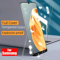 ตัวป้องกันหน้าจอกระจกนิรภัยแบบเต็มจอ, HD, สำหรับ Samsung Galaxy A03, A03S, A04, A13, A14, A23, A32, 