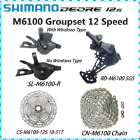 Shimano Deore M6100 1X12 Speed Derailleurs Groupset 12 Speed Shift Lever CN M6100 Chain Flywheel RD Cassette 12S 12V 51T