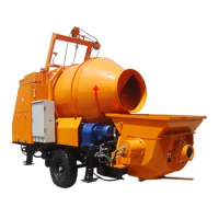 Hot Sale Diesel Engine Stationary Cement Mixer Pump Hydraulic Foam Trailer Concrete Pump Diesel Power Concrete Pump Truck