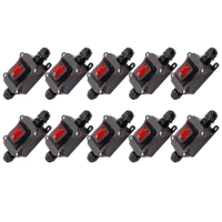 JHD-10X IP67 Waterproof Inline Switch 12V DC 20A High Current Power Waterproof Switch