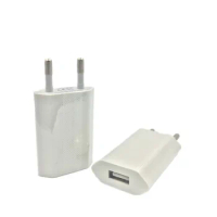 1A Portable Dual USB Power Adapter Mobile Phone Charger Electrical Socket Travel Smart Matching Charger Adapter For Smartphone