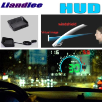 Liandlee HUD For HONDA For Accord For CR-V Amaze Brio BR-V Monitor Speed Projector Windshield Vehicle Head Up