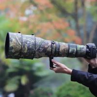 For Nikon AF-S 600mm F4 G ED VR Lens Waterproof Camouflage Coat Rain Cover Protective Sleeve Case Nylon Guns Cloth
