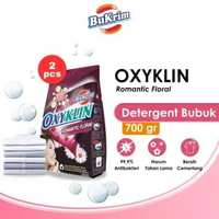 BuKrim Oxyklin Romantic Floral Deterjen Bubuk [725 gr] isi 2 Pcs