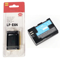 LP-E6N LPE6N 1865mAh Camera Battery for Canon EOS R 90D 80D 70D 60D 5D Mark IV III 5DSR 6D 5D 7D Mark II 5D Mark II 5DS 5DSR
