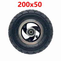 200x50 Wheel Tire for Electric Scooter Razor E100 E150 E200 Espark Crazy Cart Scooters 8 Inch Front Wheel Parts