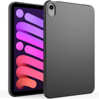 Soft Case For iPad Mini 1 2 3 4 5 7.9'' mini 6 2021 8.3 mini 5th 6th Gen Flexible Silicone TPU Black Protective Shell Back Cover