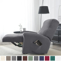 Split Style Recliner Cover Jacquard Massage Armchairs Covers Stretch Spandex Lounger Couch Sofa Slipcovers Lazy Boy Chair Cover