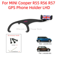 For MINI Cooper R55 R56 R57 GPS Phone Holder Car Styling Interior Bracket For MINI R50 R52 R53 R60 R61 Mobile Navigation Holder