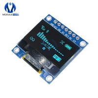 0.96" Blue 0.96 Inch OLED Module 128X64 OLED LCD LED Display Module For Arduino IIC I2C Communicate DC 3V-5V SPI Serial Module