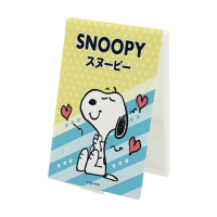 【收納王妃】Snoopy 史努比 摺疊化妝鏡 折鏡 鏡子 隨身鏡(12x15x0.5)