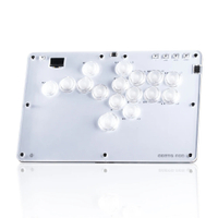 Haute42 Joystick Arcade Hitbox Controller Button Rim leverless Arcade Stick Controller For PC/PS4/PS