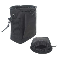 Tactical Molle Dump Drop Pouch Magazine Pouch Pocket Drawstring Recovery Ammo Bag Airsoft Hunting Accessories Utility Waist Pack