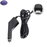 Input 12V-24V Output 5V 1.5A DC Power Micro 5pin USB 3.5m Cable Cigarette Lighter Adapter Sock Car Charger for Dash Cam Charging