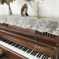 鋼琴罩 鋼琴防塵罩 馬小萌法式重工金線歐式繡花防塵鋼琴蓋巾蓋布通用成品鋼琴罩【HH14874】