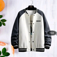 Jaket Reglan Canvas Pria Wanita Unisex Jaket Baseball Simple Premium / Jaket Varsity Pria Wanita  Ke