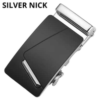 TOKO1973 AUTO BUCKLE kepala gesper IKAT PINGGANG REL ikat pinggang otomatis SILVER NICK