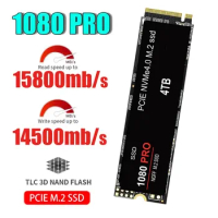 New Original SSD 1080 Pro 4TB NVME M.2 2280 Solid State Drive Hard Drive PCIe 4.0 2TB 1TB For PS5 Laptop PC Desktop Laptop