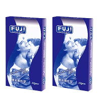 FUJICONDOM 芙莉詩 藍色情挑 衛生套 保險套 12入/盒x2盒