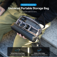 Permata Mall- TELESIN Tas Kamera Aksi DJI Osmo Pocket 3 Soft Case Waterproof - S6-PRC-08-TDJ