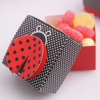 10 Piece 3D Ladybug Boat Tiger Candy Box Wedding Baby Shower Birthday Favors Bike Box Chocolate Packaging for Baptism Party B018