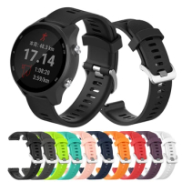 Silicone Smart Watch Band Strap For Garmin Forerunner 245 245M 645 Venu Vivoactive 3 Bracelet For Samsung Galaxy 42mm Wristband