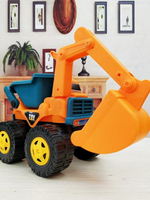 挖掘機玩具 大號挖掘機慣性工程車男孩超大仿真推土機玩具兒童挖沙