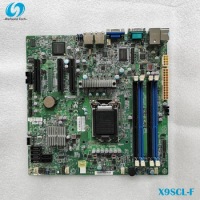 For Supermicro X9SCL-F 1155-pin Server Motherboard With Remote Management Port Supports E3-1230V2 Before Shipment Perfect Test