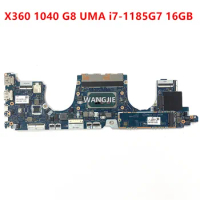 M46747-601 M46747-001 For HP EliteBook X360 1040 G8 Laptop Motherboard With i7-1185G7 CPU 16GB-RAM GPM30 LA-J443P