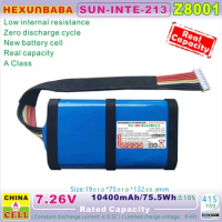[Z8001] 7.26V 10400mAh 75.5Wh SUN-INTE-213 Polymer Li-Ion Battery For JBL BOOMBOX 2