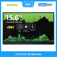 15.6 Inch Monitor - 4K, IPS HDR, 100%sRGB, mini HDMI, Type-C, speaker, Compatible for Raspberry Pi/Nvidia Jetson/PC/reRouter