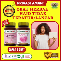 (JAMU)Herbal NAzzahra & Cysto Up - Obat Herbal Haid Tidak Teratur Pelancar Haid Berkepanjangan Terla