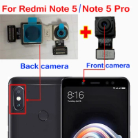 Original Back Camera For Xiaomi Redmi Note 5 Big Main Rear Front Camera Flex Cable Note 5 Pro Phone replacement