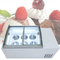Popsicle Display Cabinet Ice Cream Display Case Gelato Display Showcase Ice Cream Freezer Cabinet