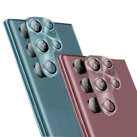 【HongXin】Samsung Galaxy S23 Ultra 一體式 CD紋盔甲鏡頭保護貼