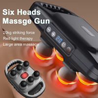 Electric Back Massage Roller Body Slim Masajeador Anti Cellulite Massage Lumbar Muscle Hammer Fascial Gun Fitness Waist Back