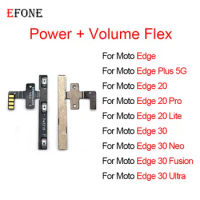 10PCS For Motorola Moto Edge 20 30 Neo Fusion Ultra Lite Pro Plus 5G Power On Off Button Volume Switch Key Control Flex Cable