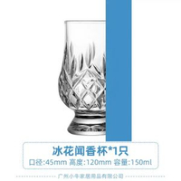 美式玻璃聞香杯品鑑杯家用威士忌酒杯洋酒杯創意歐式高階烈酒杯新