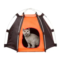 Dog Camping Tent creative Waterproof Outdoor Dog Tent Portable Foldable Pet House Cute Animal Dog House Kennels Nest Pet Product