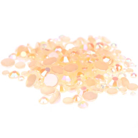 Smart Color Acrylic Rhinestones Jelly Champagne Color Shoes Clothing Decorations Sparkling Nail Art Decorations Small Pack